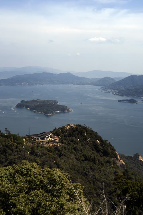 Islands of the Seto Inland Sea seen from the summit of Mount Misen